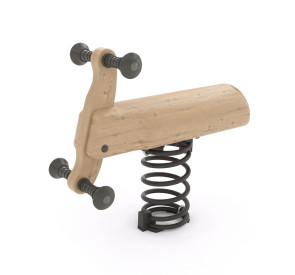 Качалка на пружине из робинии арт. SHLG-03.04