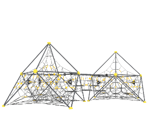 Игровой канатный комплекс арт. SHA-18.03