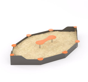 Песочница для детской площадки арт. SHSB-08.08