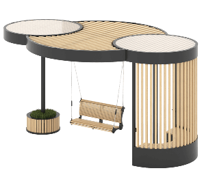 Конструкция для уличных площадок арт. SHUM-09.02