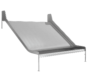 Горка из нержавеющей стали, прямая, высота 1500 мм