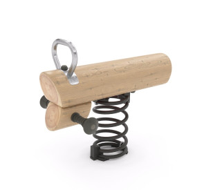 Качалка на пружине из робинии арт. SHLG-03.05