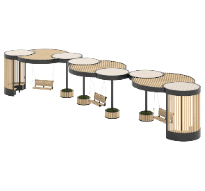 Конструкция для уличных площадок арт. SHUM-09.06