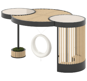 Конструкция для уличных площадок арт. SHUM-09.01