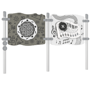 Двойная интерактивная панель арт. SHIP-01.35