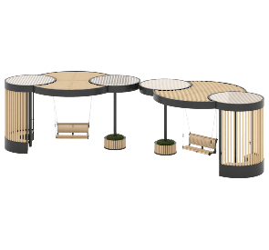 Конструкция для уличных площадок арт. SHUM-09.04