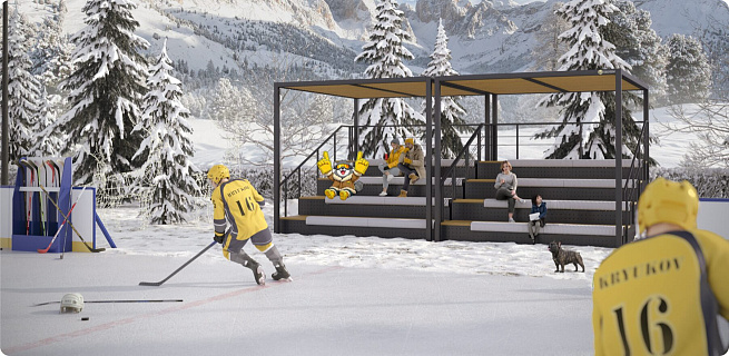 Модульная трибуна СПОРТИК