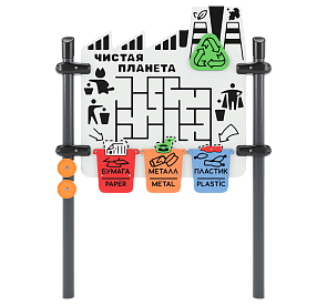 Интерактивная панель "Сортировка отходов" арт. SHIP0041