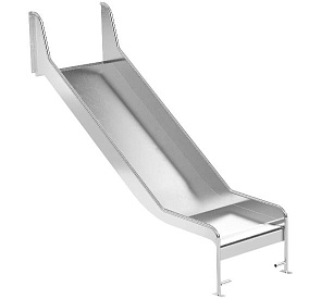Горка из нержавеющей стали, прямая, открытая, высота 1 200 мм арт. SHPP-1200.690